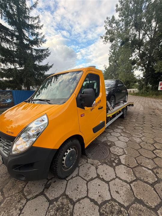 Laweta TK-CARS w trakcie holowania